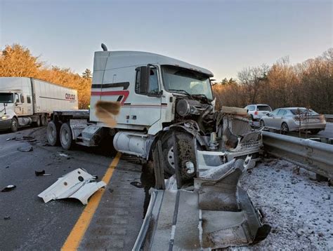 turnpike crash|mass turnpike crash today.